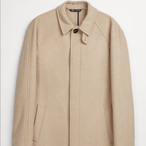 BRAND NEW ZARA Textured WEAVE COAT size M - Picture 5 of 9